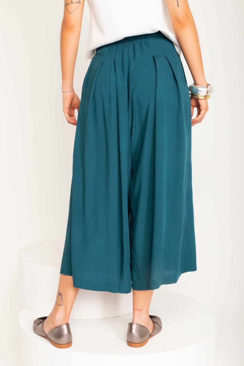Calça Saia Alfaiataria - Verde - Uhnika