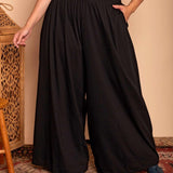 Calça Pantalona de Malha