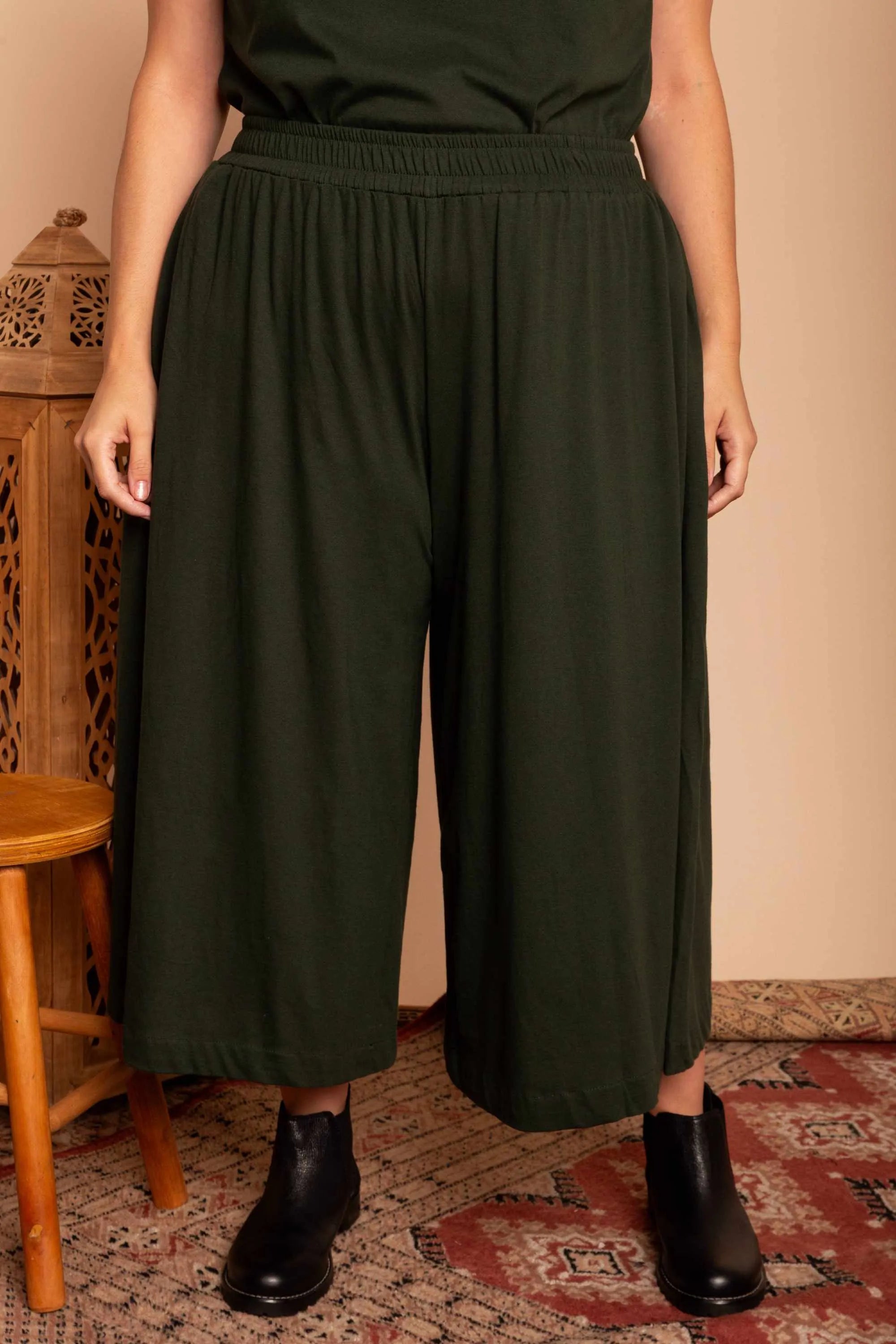 Calça Saia de Malha - Roxo - Uhnika