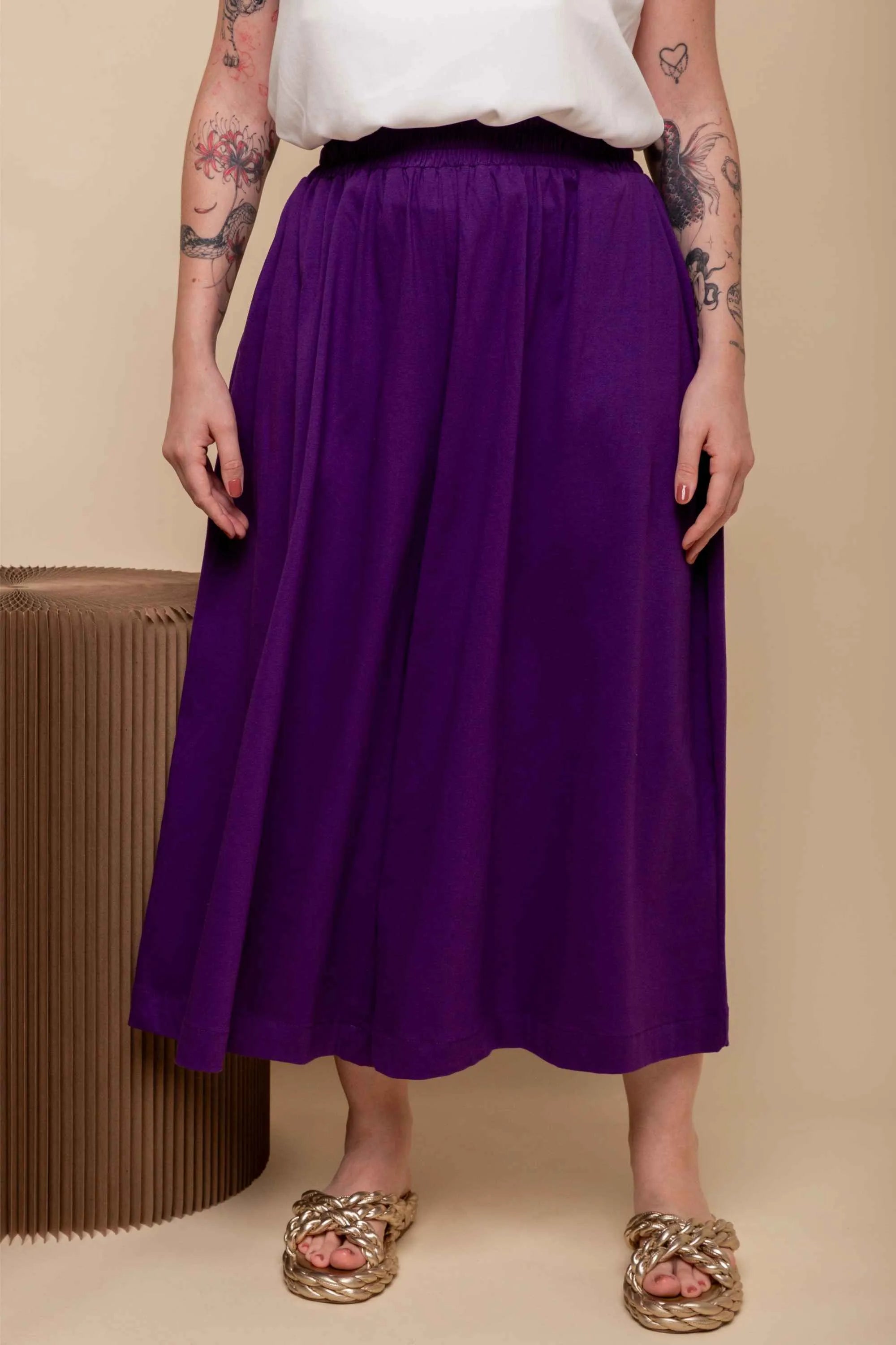Calça Saia de Malha