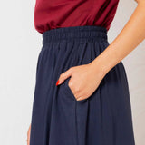 Calça Saia de Malha - Marsala - Uhnika
