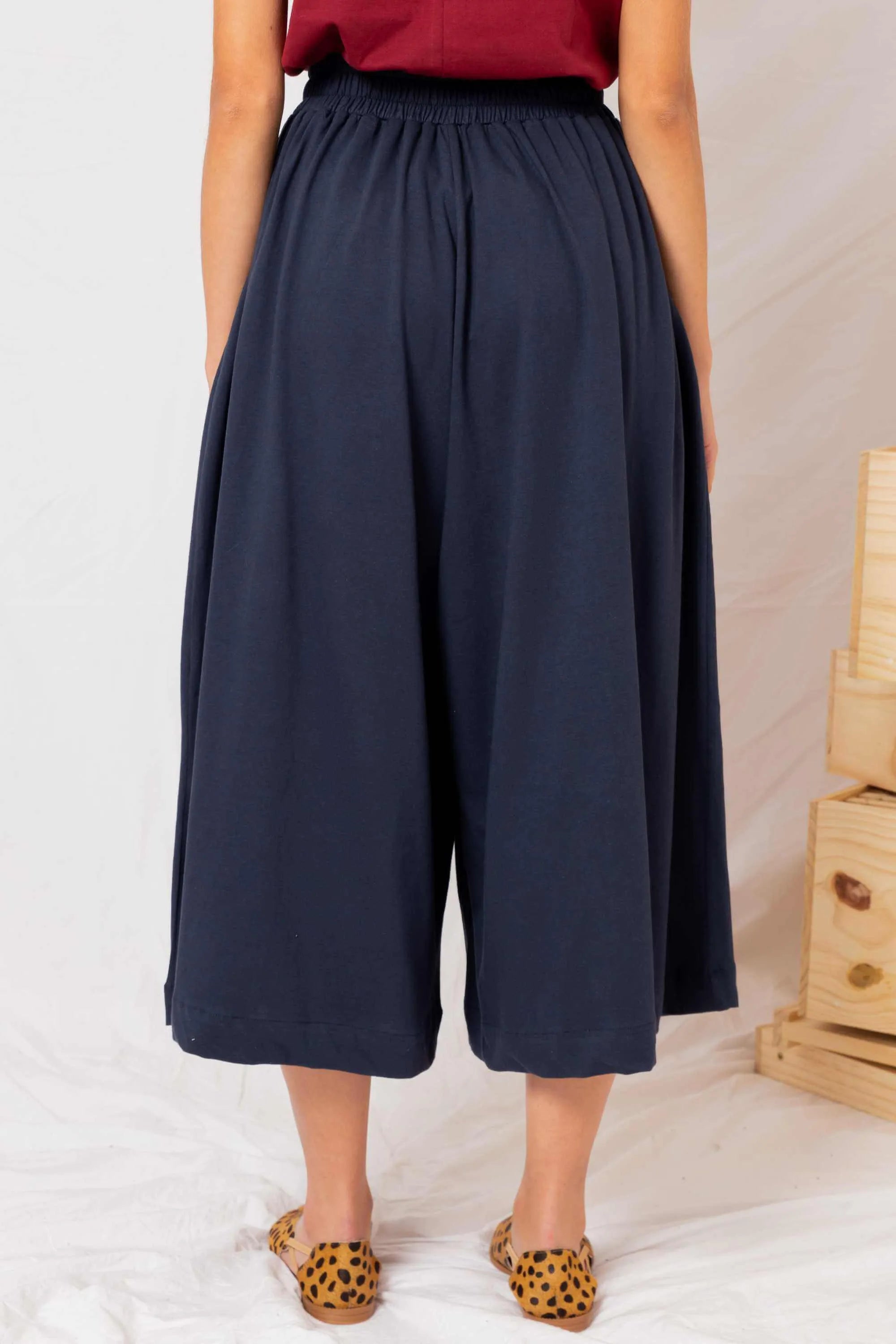 Calça Saia de Malha - Marsala - Uhnika