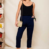 Calça Skinny de Linho