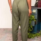 Calça Skinny de Linho