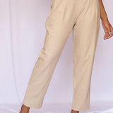 Calça Skinny de Linho