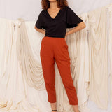 Calça Skinny de Linho