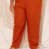 Calça Skinny de Linho