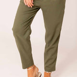 Calça Skinny de Linho