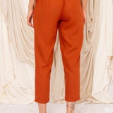 Calça Skinny de Linho