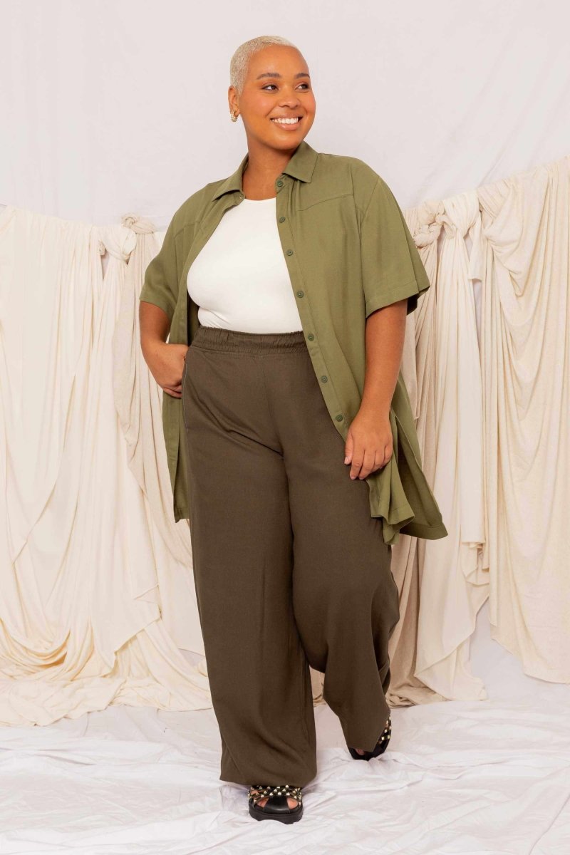 Camisa Oversized - Verde - Uhnika