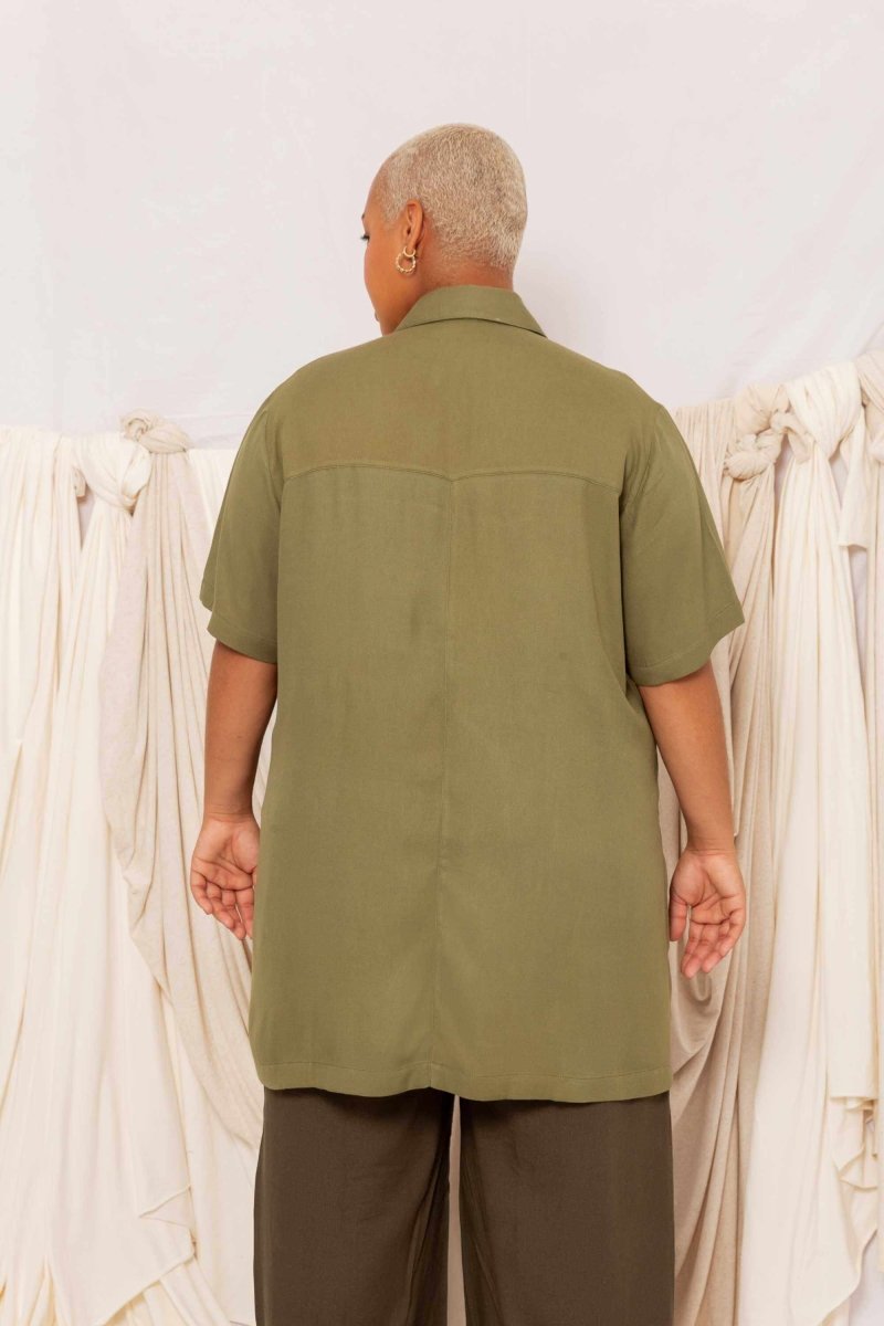 Camisa Oversized - Verde - Uhnika