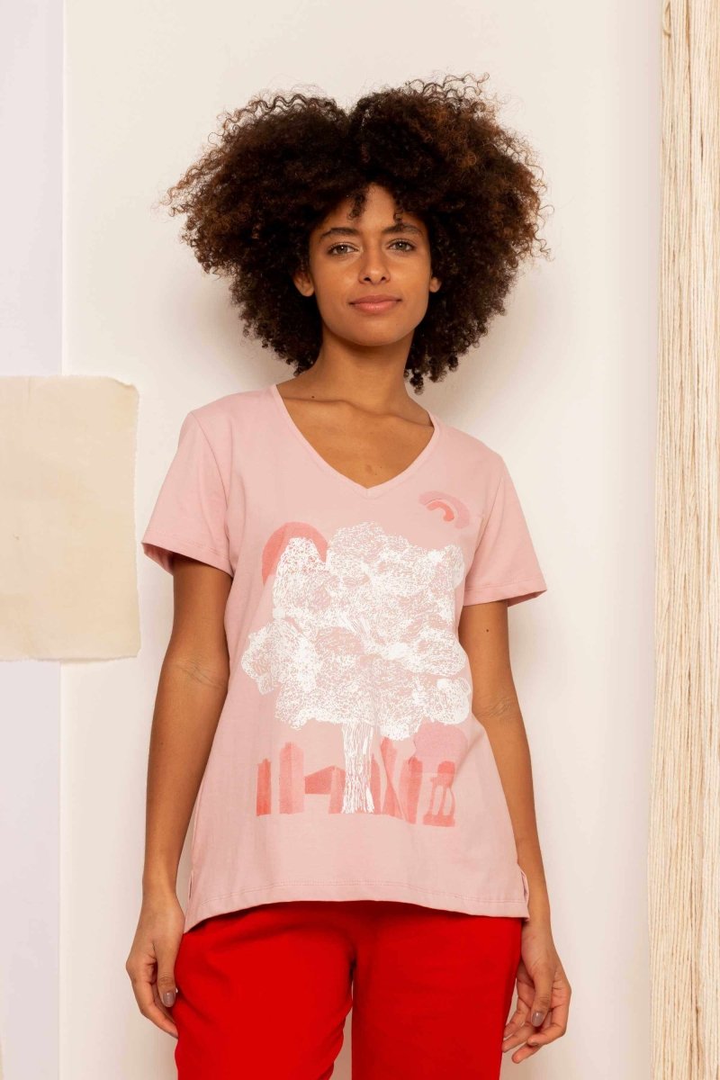 Camiseta San Francisco - Rosa - Uhnika