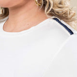 Camiseta Básica Visco Premium - Off White - Uhnika