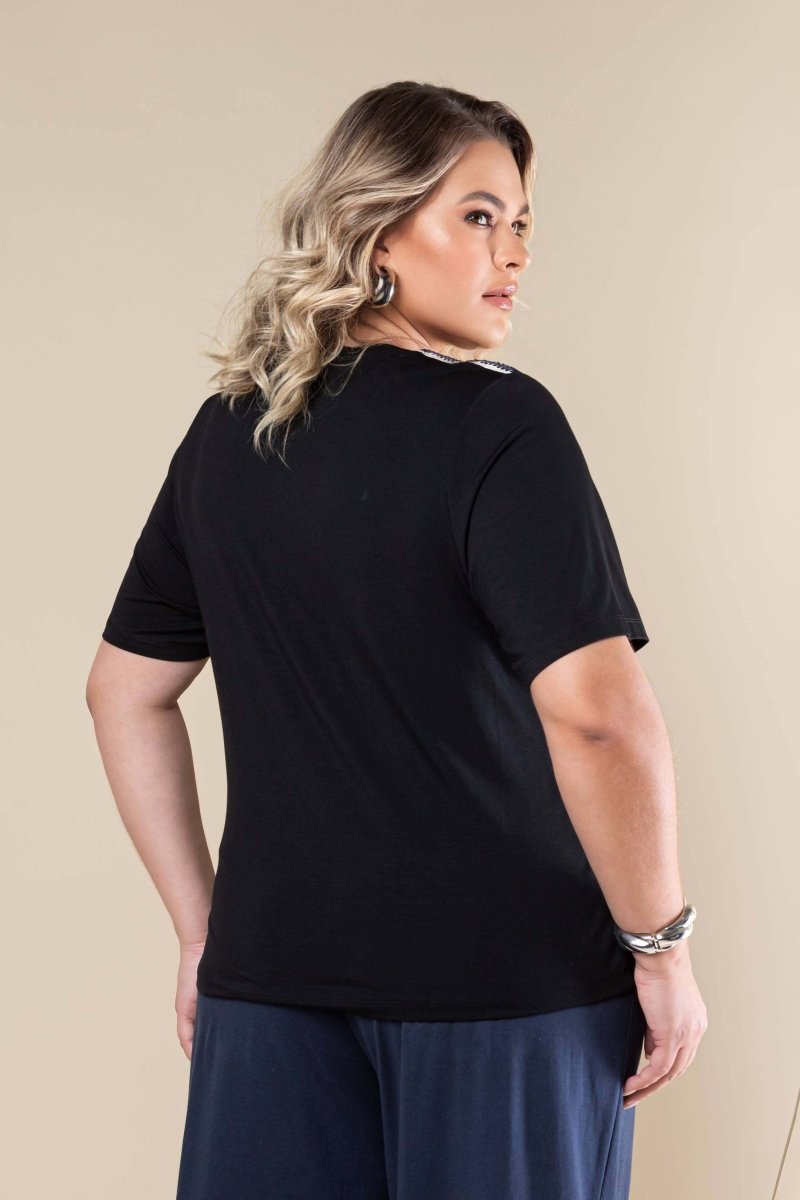 Camiseta Básica Visco Premium - Preto - Uhnika