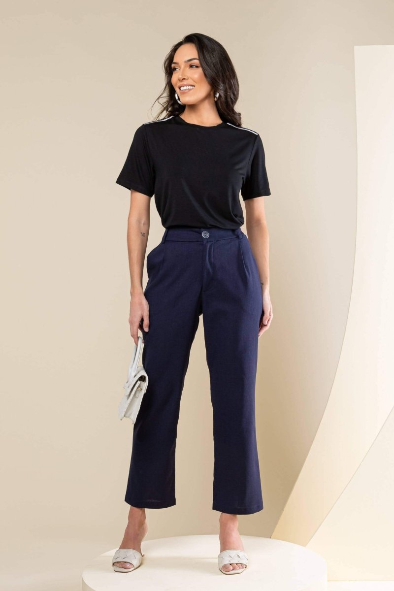Camiseta Básica Visco Premium - Preto - Uhnika