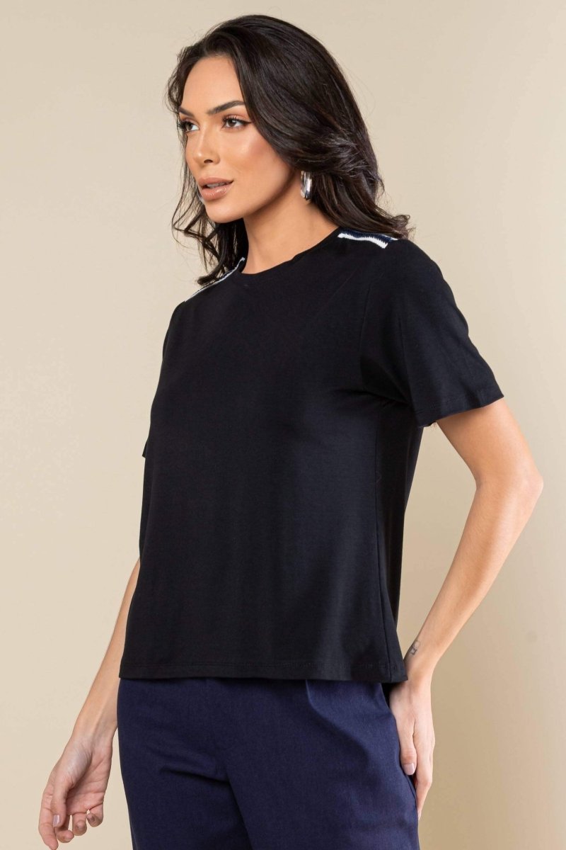 Camiseta Básica Visco Premium - Preto - Uhnika