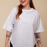 Camiseta Oversized de Malha