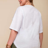 Camiseta Oversized de Malha