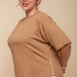 Camiseta Oversized de Malha