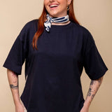Camiseta Oversized de Malha