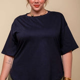 Camiseta Oversized de Malha