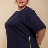Camiseta Oversized de Malha