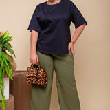 Camiseta Oversized de Malha