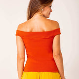 Blusa Canelada Ombro a Ombro