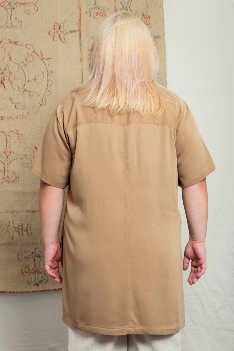 Camisa Oversized - Capuccino - Uhnika