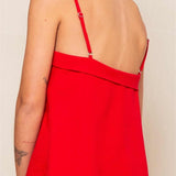 Regata de Linho Verena - Vermelho - Uhnika