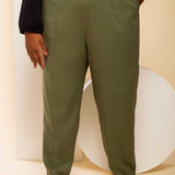 Calça Skinny de Linho