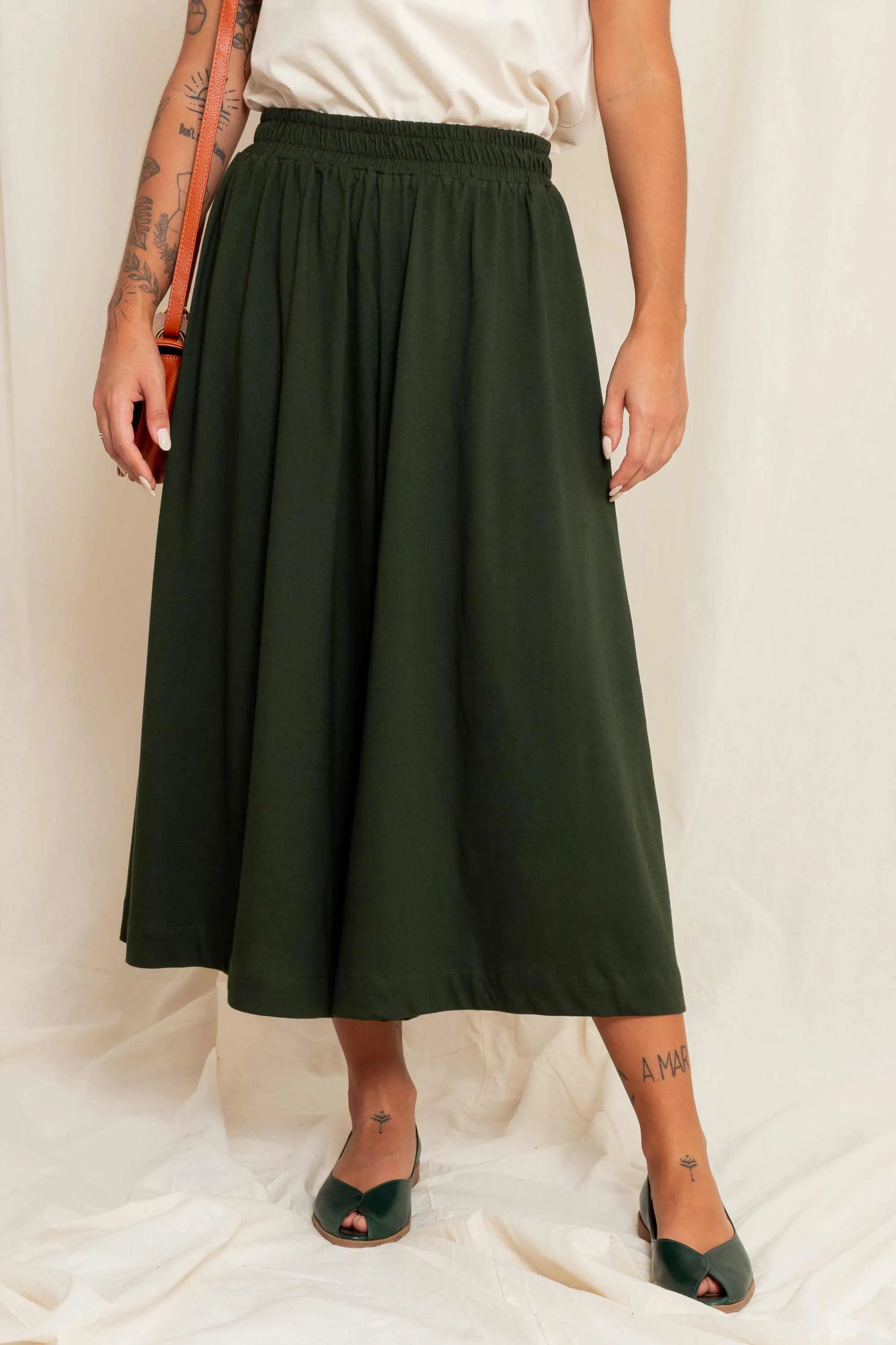 Calça Saia de Malha