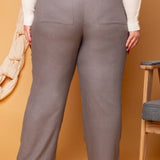 Calça Reta Alfaiataria Feminina