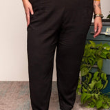 Calça Skinny de Linho