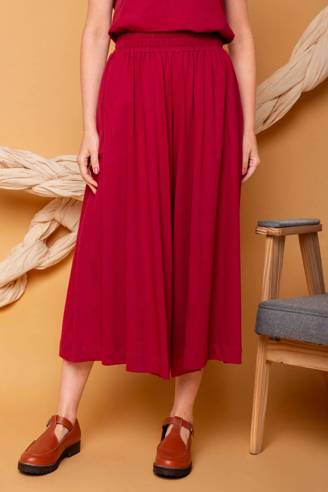 Calça Saia de Malha
