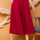 Calça Saia de Malha - Marsala - Uhnika
