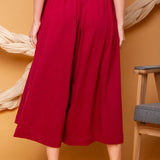 Calça Saia de Malha - Marsala - Uhnika