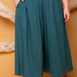 Calça Saia de Malha - Verde - Uhnika