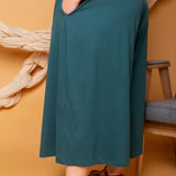 Calça Saia de Malha - Verde - Uhnika