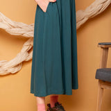 Calça Saia de Malha - Verde Aquático - Uhnika