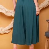 Calça Saia de Malha - Verde Aquático - Uhnika