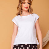 Blusa de Malha com Botões - Branco - Uhnika