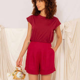 Shorts Barra Italiana - Bordô - Uhnika