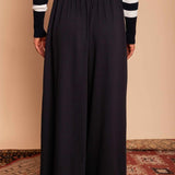 Calça Pantalona de Malha
