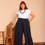 Calça Pantalona de Malha