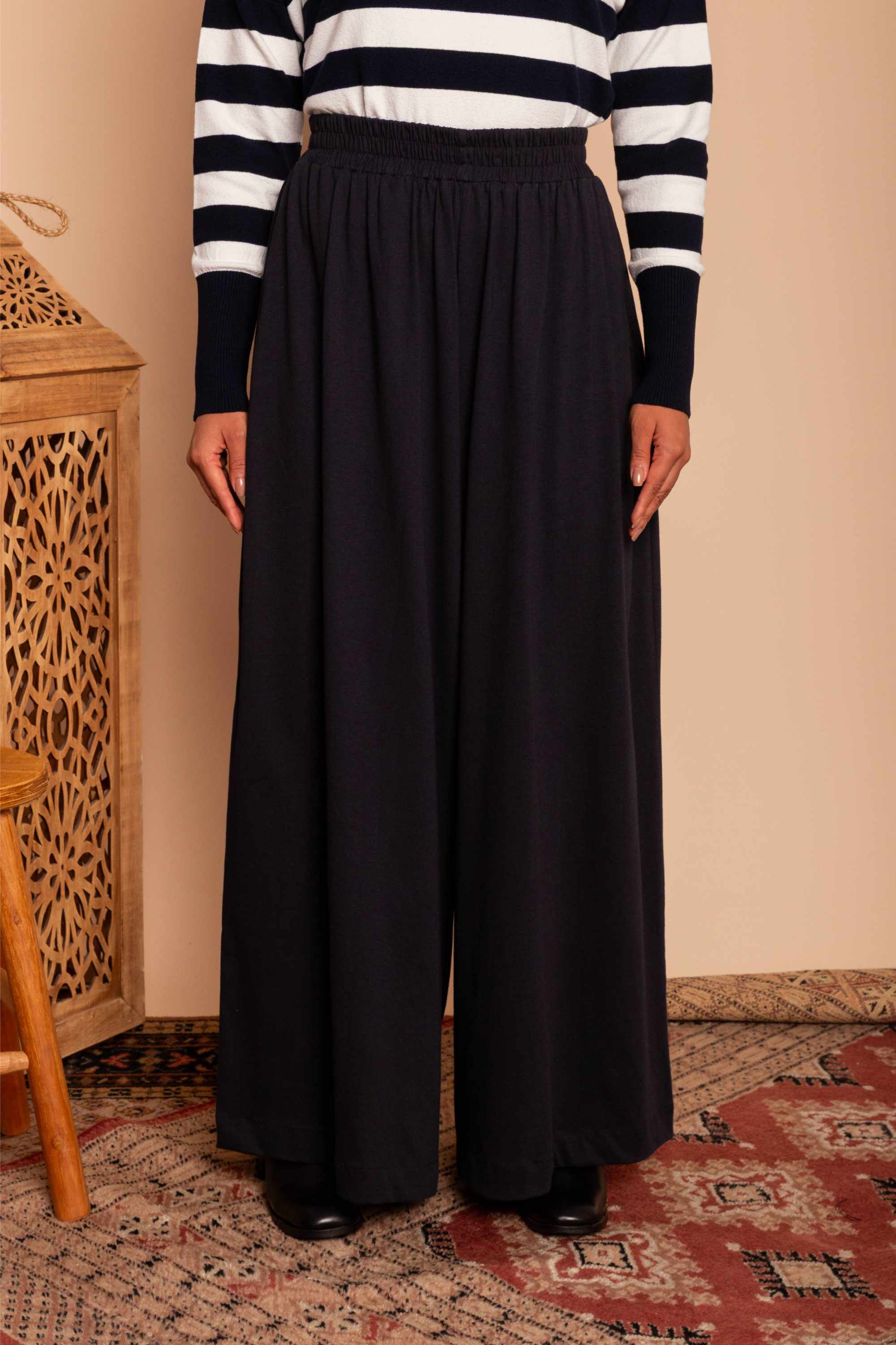 Calça Pantalona de Malha