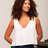 Regata Alfaiataria Gola V - Off White - Uhnika