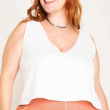 Regata Alfaiataria Gola V - Off White - Uhnika
