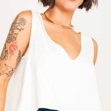 Regata Alfaiataria Gola V - Off White - Uhnika
