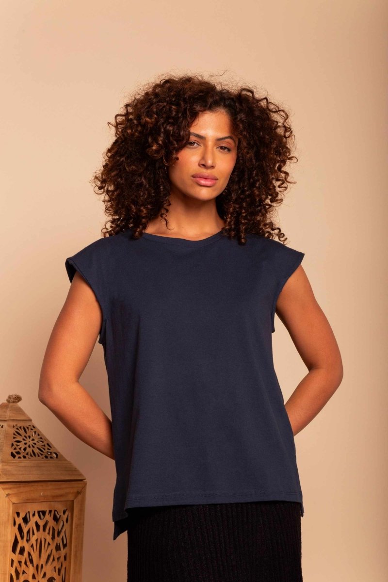 Regata Muscle Tee - Azul Marinho - Uhnika